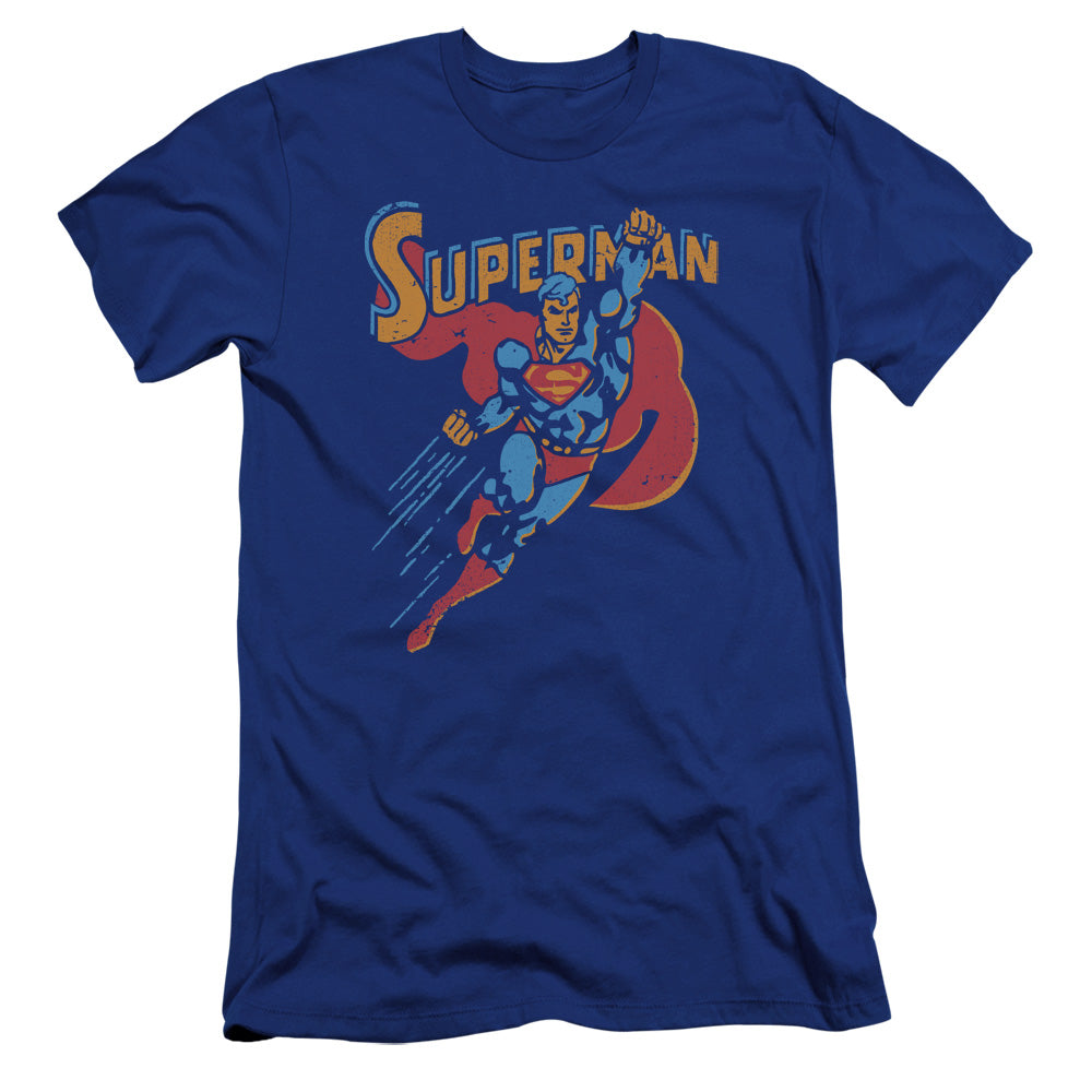 Superman - Life Like Action-premuim Canvas Adult Slim Fit 30/1 - Royal Blue