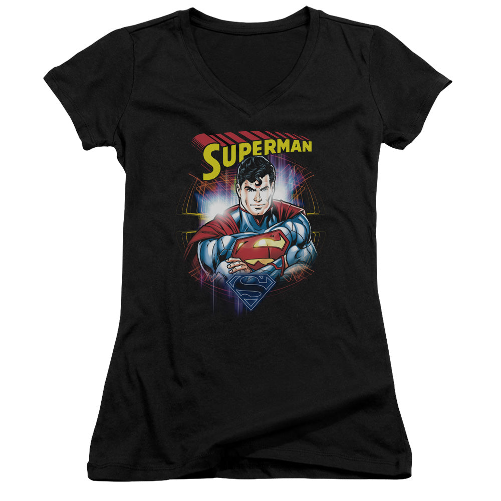 Superman - Glam-junior V-neck - Black