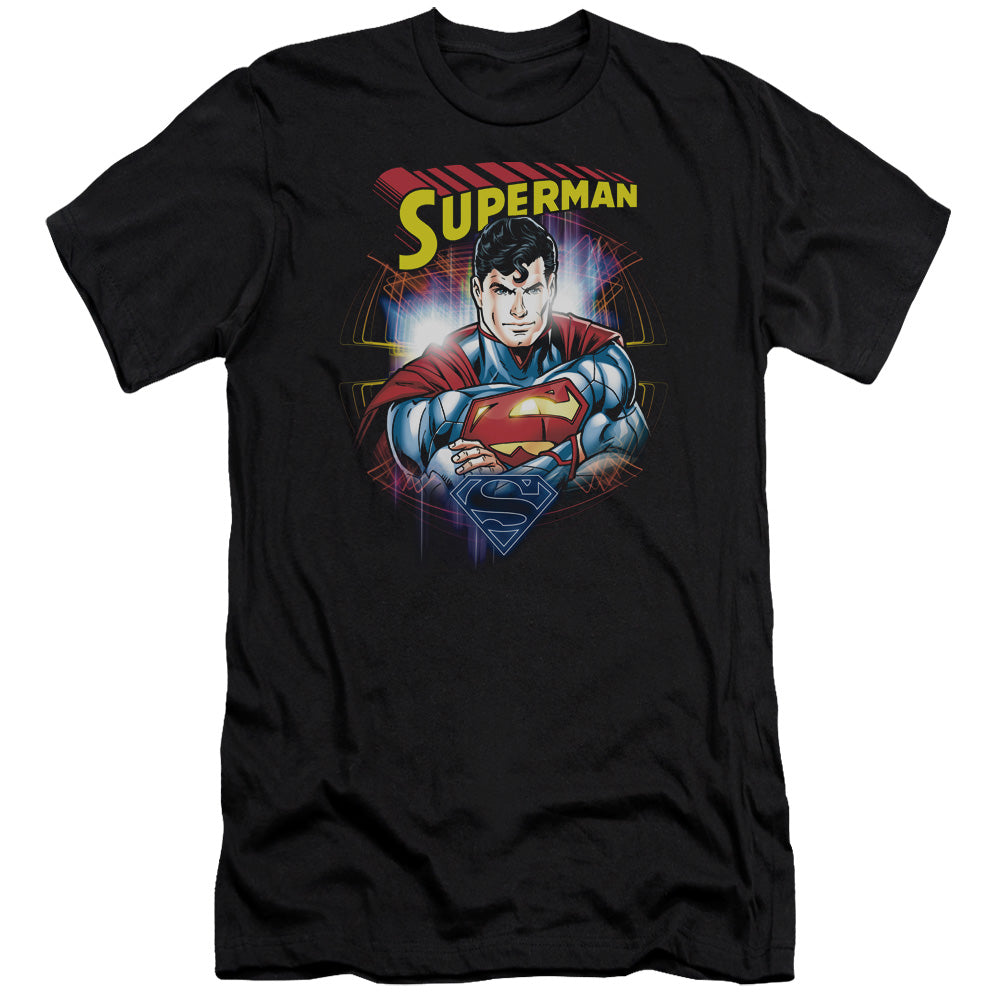 Superman - Glam-premuim Canvas Adult Slim Fit 30/1 - Black