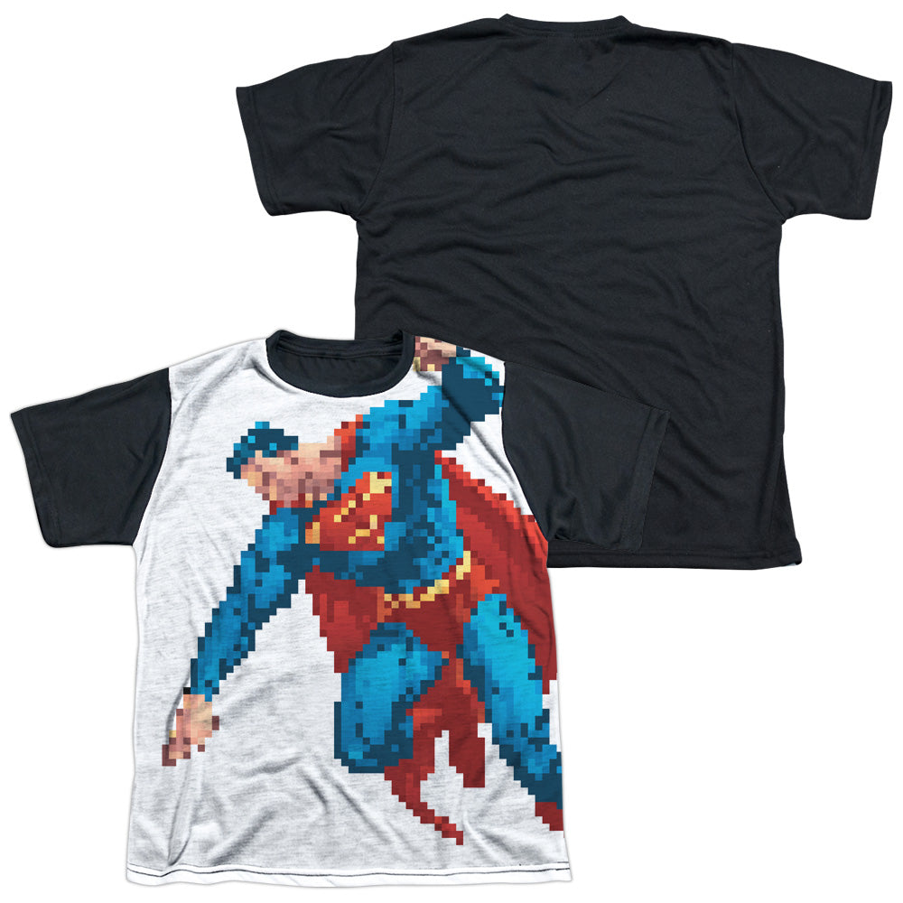 Superman - Superbit - Short Sleeve Youth White Front Black Back - White T-shirt