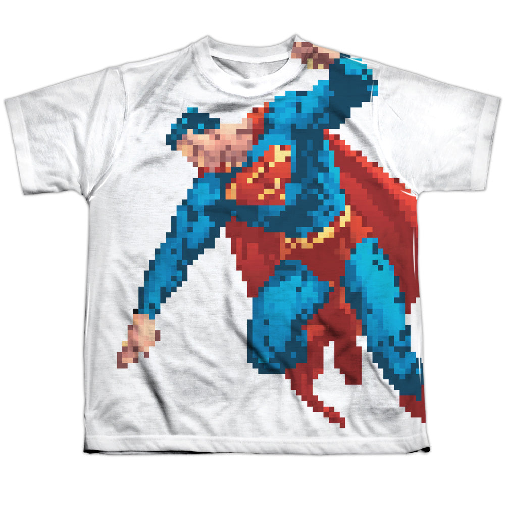 Superman - Superbit - Short Sleeve Youth Poly Crew - White T-shirt