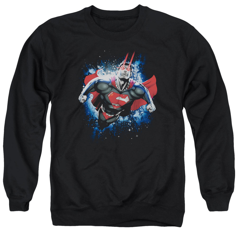 Superman - Stardust - Adult Crewneck Sweatshirt - Black