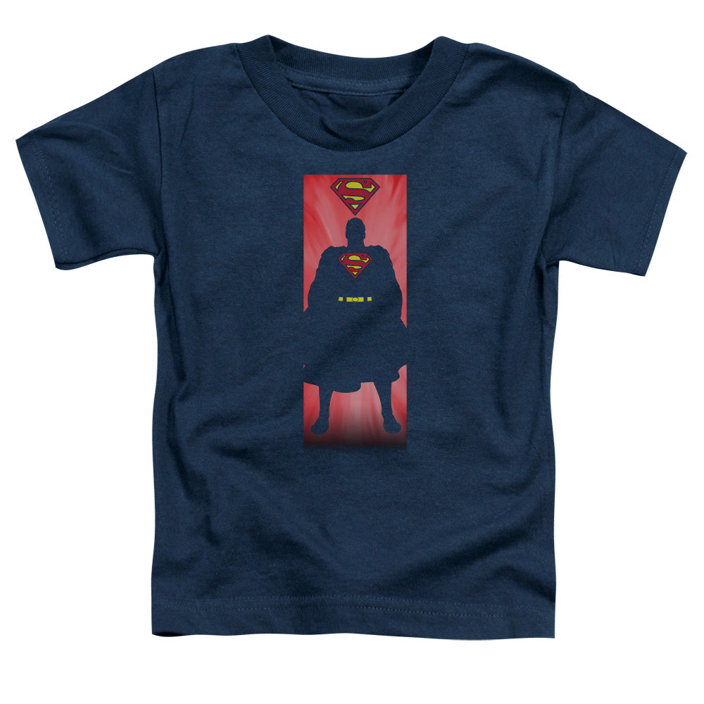 Superman - Block - Short Sleeve Toddler Tee - Navy T-shirt