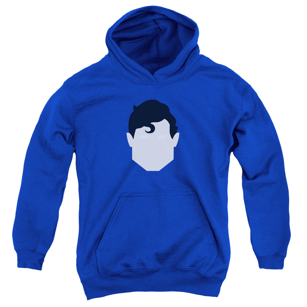 Superman - Supes Head - Youth Pull-over Hoodie - Royal