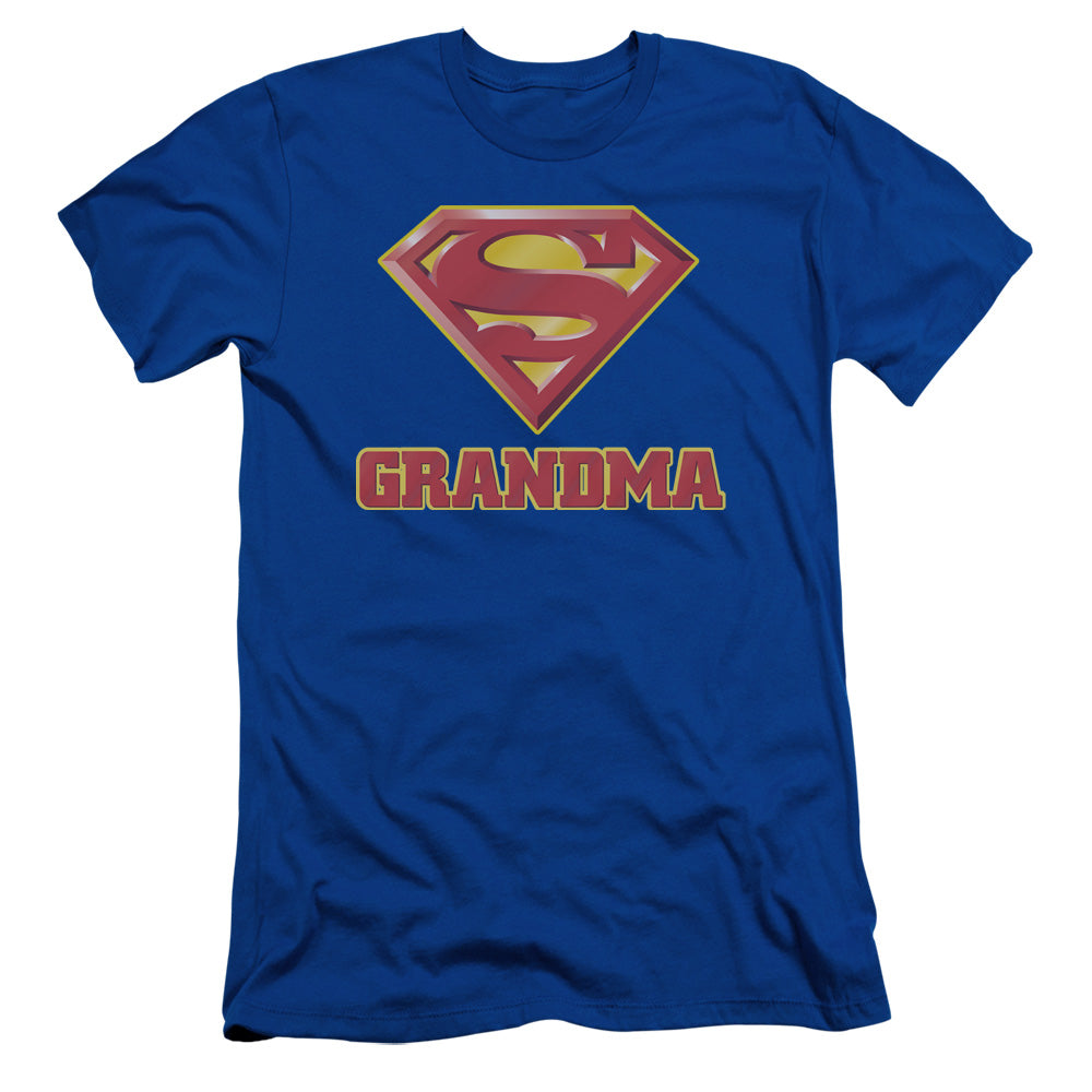 Superman - Super Grandma - Short Sleeve Adult 30/1 - Royal Blue T-shirt
