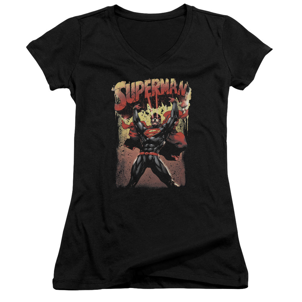 Superman - Lift Up-junior V-neck - Black