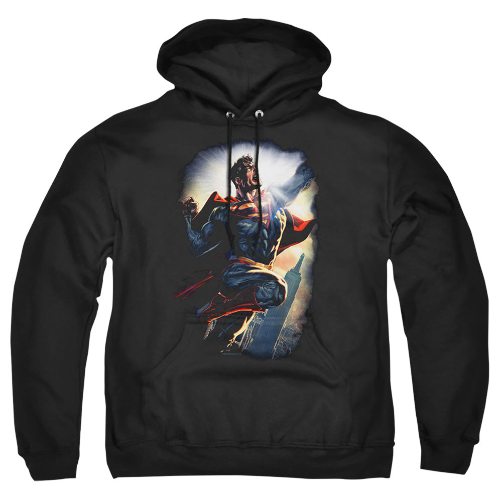 Superman - Ck Superstar - Adult Pull-over Hoodie - Black