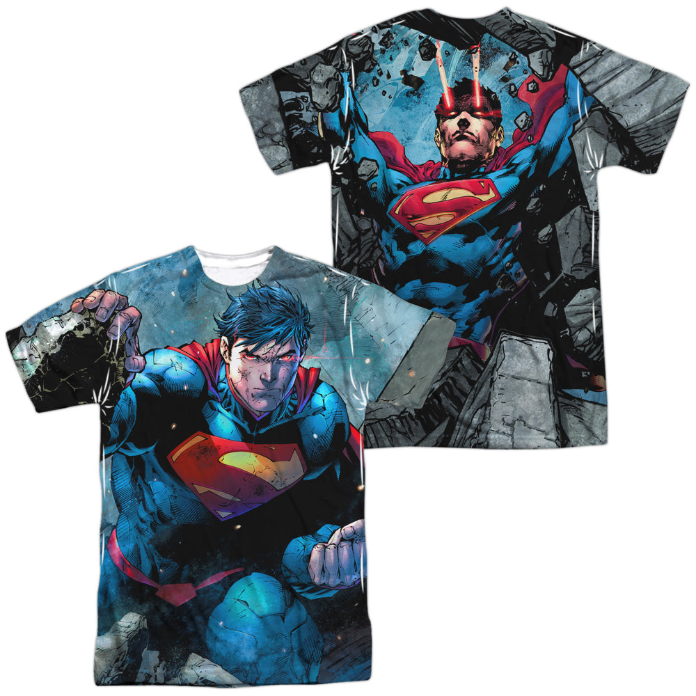 SUPERMAN RUMBLE (FRONT/BACK PRINT)-S/S ADULT T-Shirt