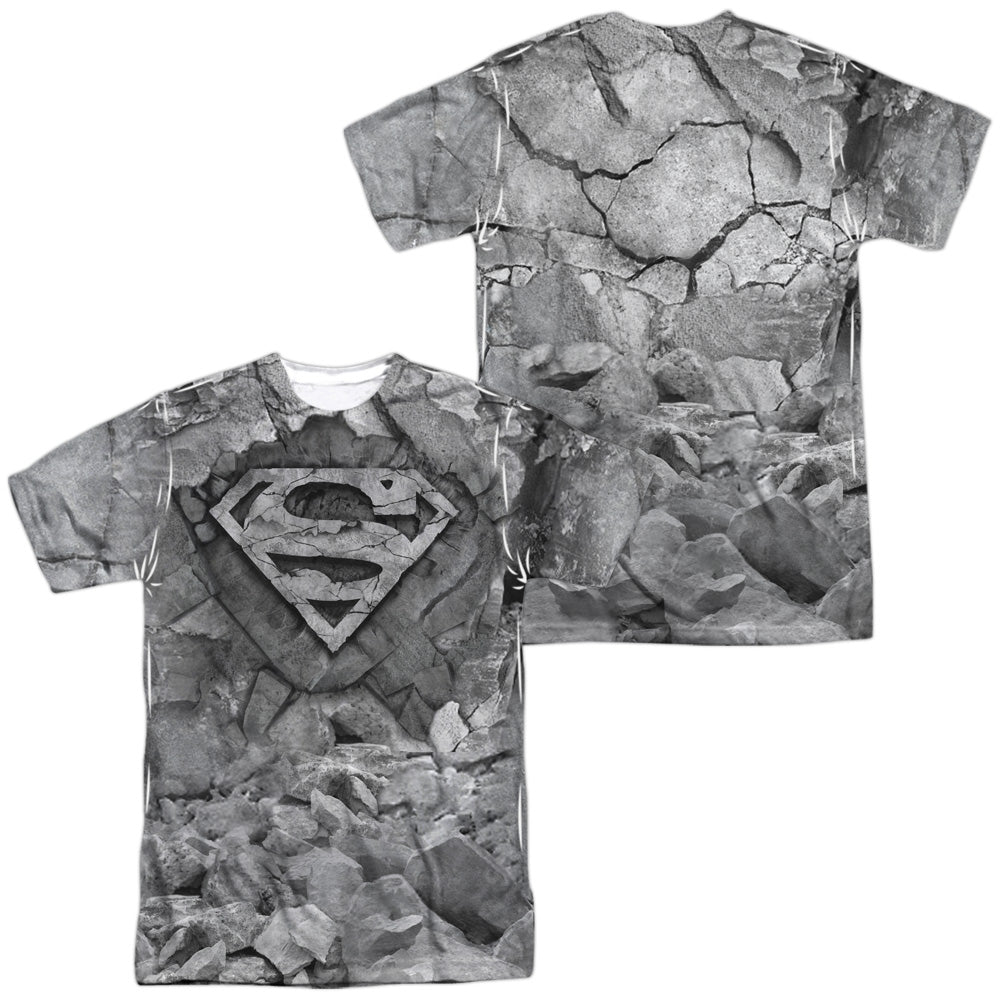 SUPERMAN ROCK & RUMBLE (FRONT/BACK PRINT)-S/S ADULT T-Shirt