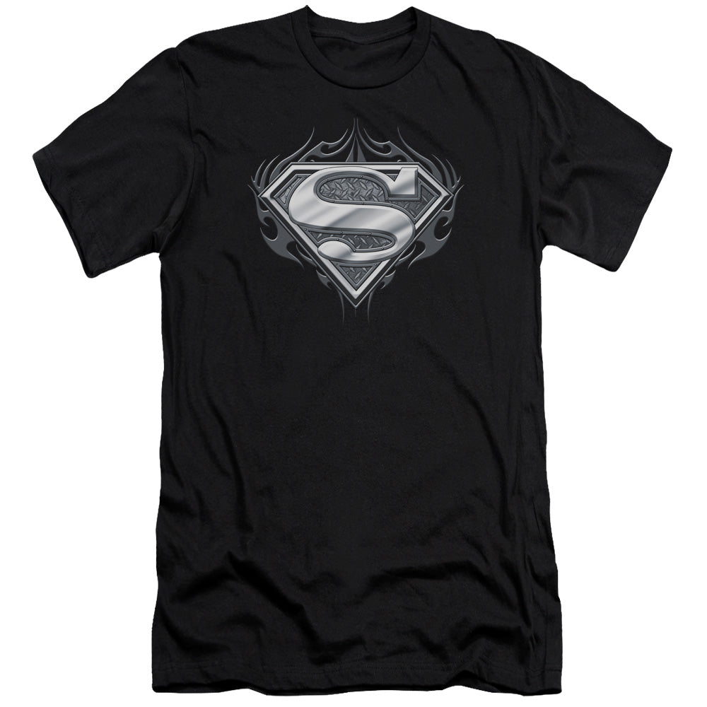Superman - Biker Metal-premuim Canvas Adult Slim Fit 30/1 - Black