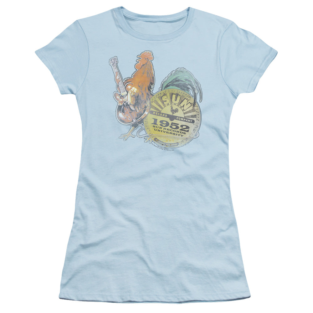 SUN ROCKIN ROOSTER - S/S JUNIOR SHEER - LIGHT BLUE T-Shirt