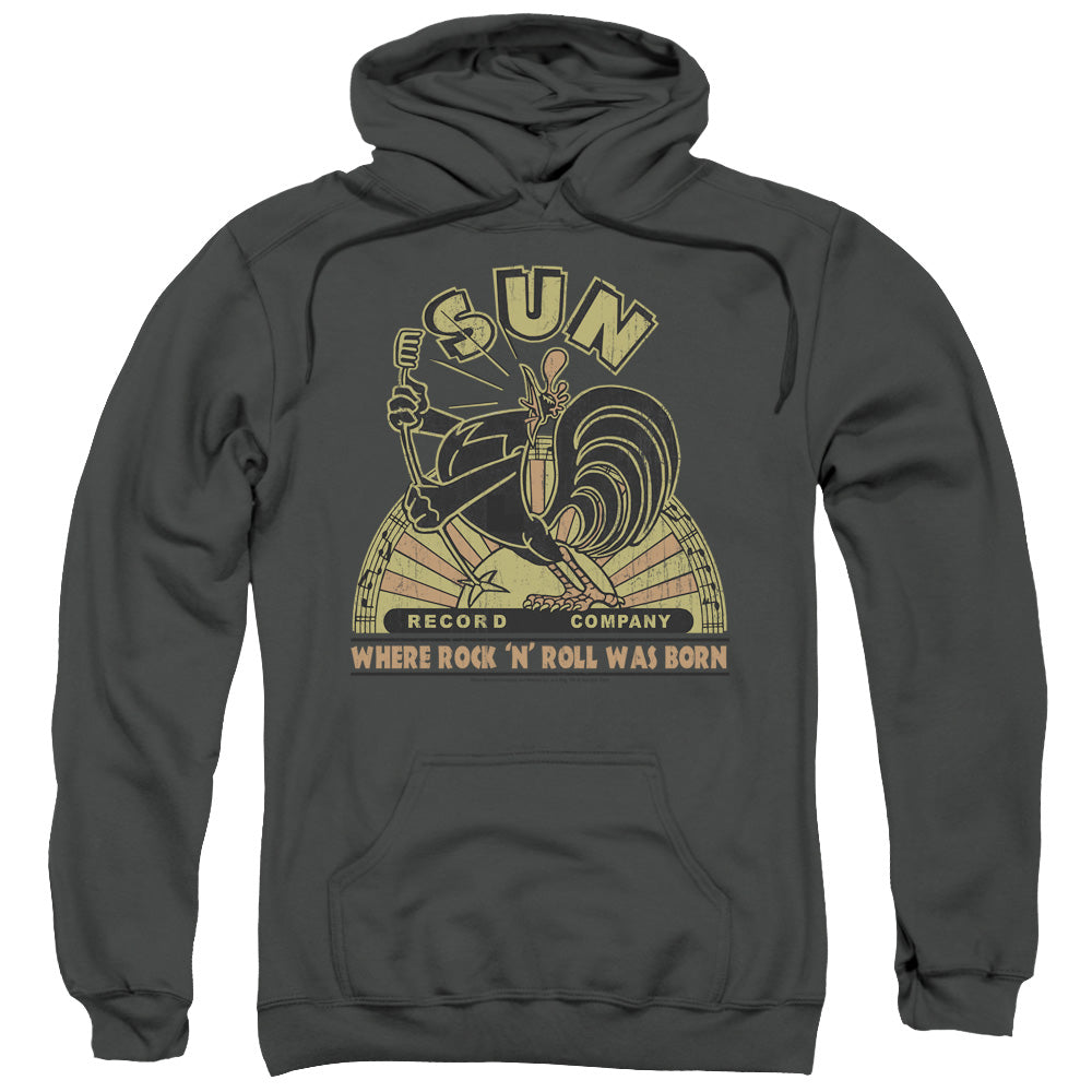 Sun - Sun Rooster - Adult Pull-over Hoodie - Charcoal
