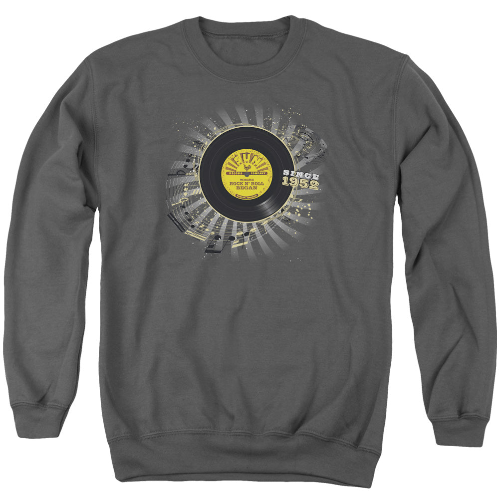 Sun - Established - Adult Crewneck Sweatshirt - Charcoal