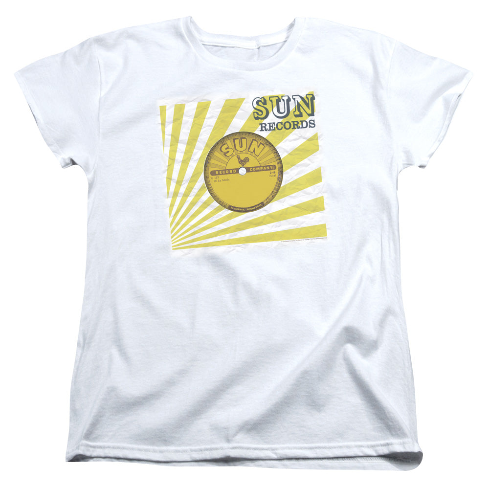 Sun - Fourty Five - Short Sleeve Womens Tee - White T-shirt
