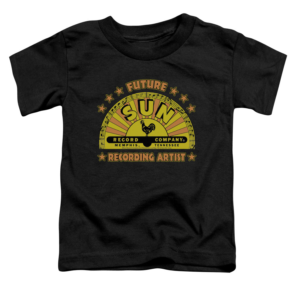 Sun - Future Recording Artist - Short Sleeve Toddler Tee - Black T-shirt