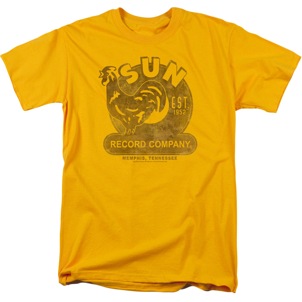 Sun - Sun Record - Short Sleeve Adult 18/1 - Gold T-shirt