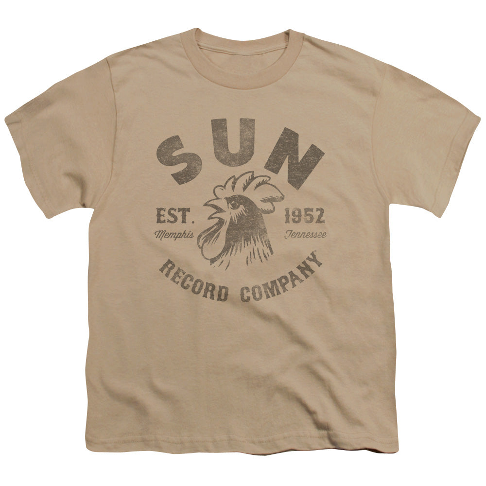 Sun - Vintage Logo - Short Sleeve Youth 18/1 - Sand T-shirt