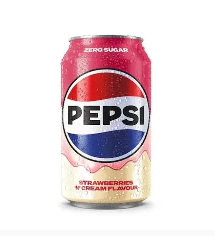 Pepsi Zero Strawberry Milkshake 330ml (China)