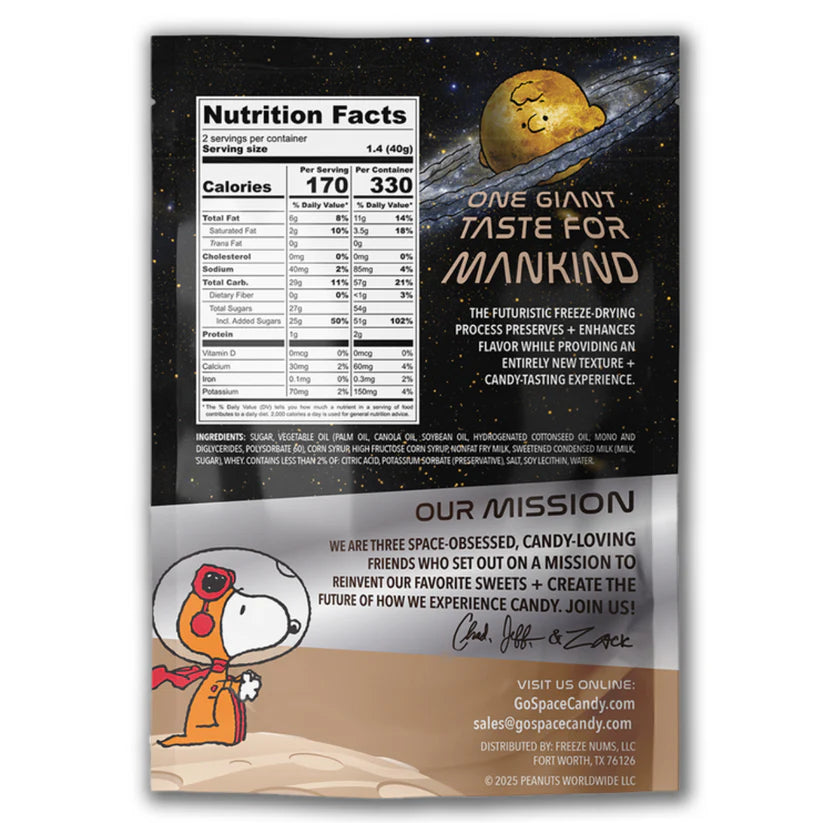 Space Candy Snoopy's Vanilla Moon Rocks