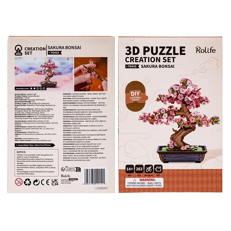 Sakura Bonsai Tree 3d Kit