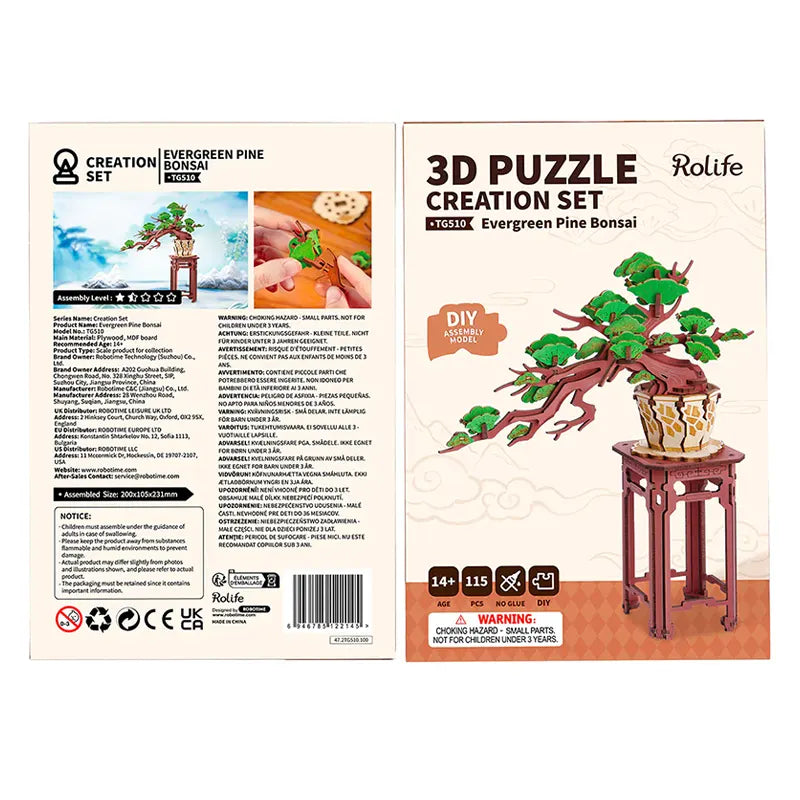 Evergreen Bonsai 3d Kit