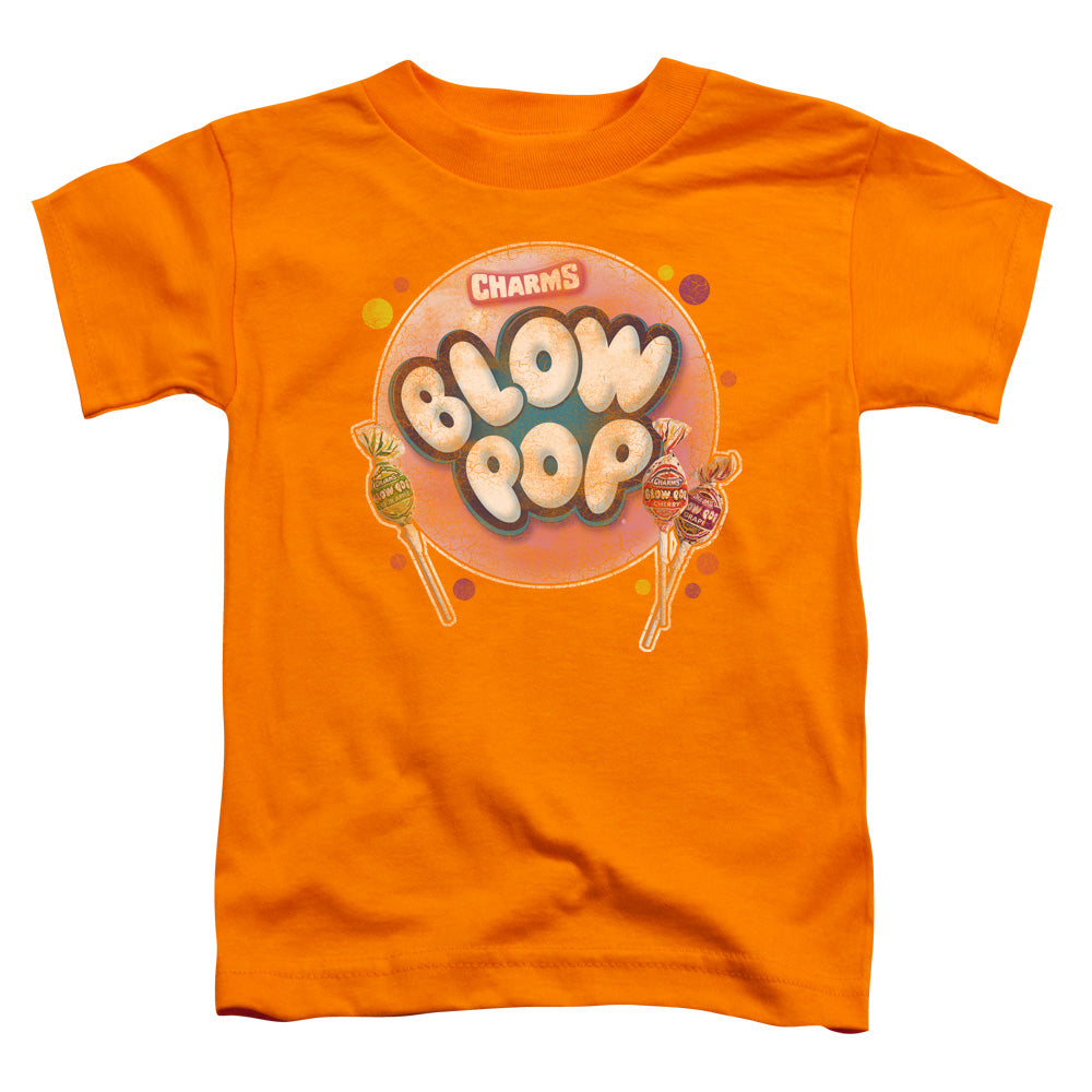 Tootsie Roll - Blow Pop Bubble - Short Sleeve Toddler Tee - Orange T-shirt