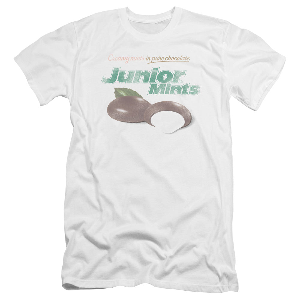 Tootsie Roll Junior Mints Logo-premuim Canvas Adult Slim