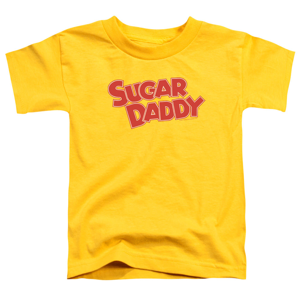 Tootsie Rollong Sleeveugar Daddy - S - S Toddler Tee - Yellow T-shirt