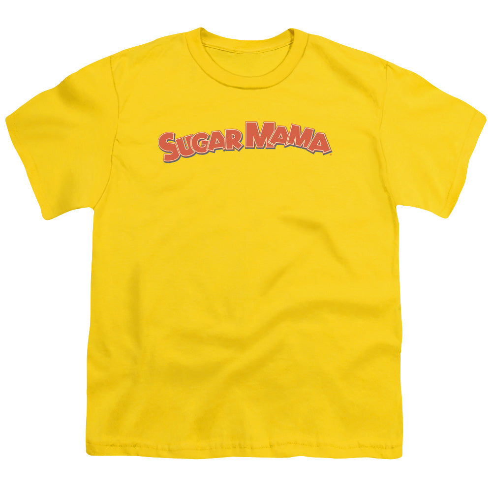 Tootsie Rollong Sleeveugar Mama - S - S Youth 18/1 - Yellow T-shirt