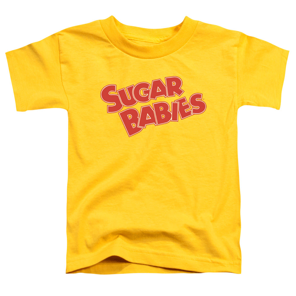 Tootsie Rollong Sleeveugar Babies - S - S Toddler Tee - Yellow T-shirt