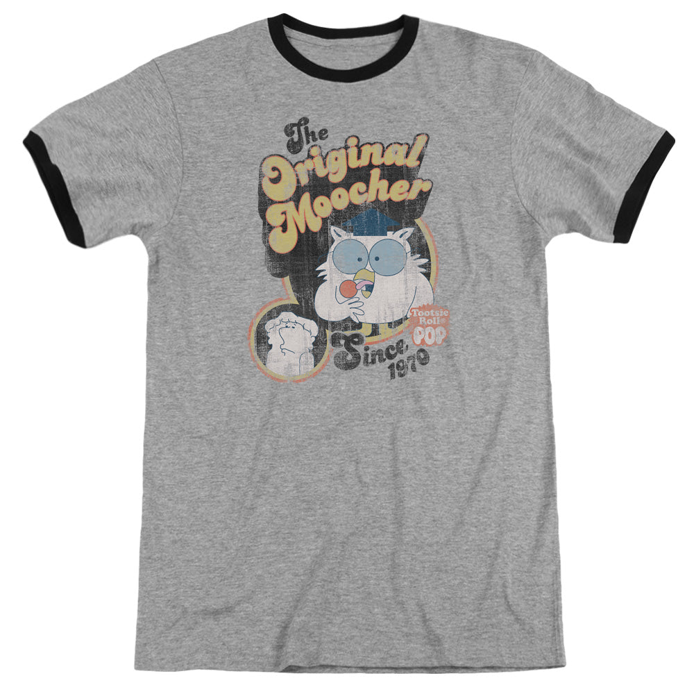 Tootsie Roll - Original Moocher - Adult Ringer - Heather/black