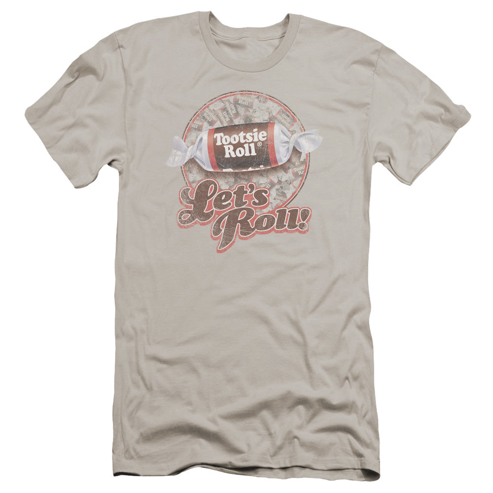 Tootsie Roll - Lets Roll!-premuim Canvas Adult Slim Fit 30/1 - Silver