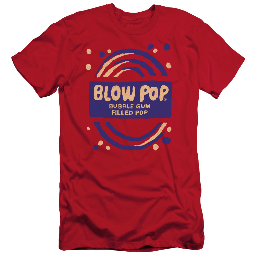 Tootsie Roll - Blow Pop Rough - Short Sleeve Adult 30/1 - Red T-shirt