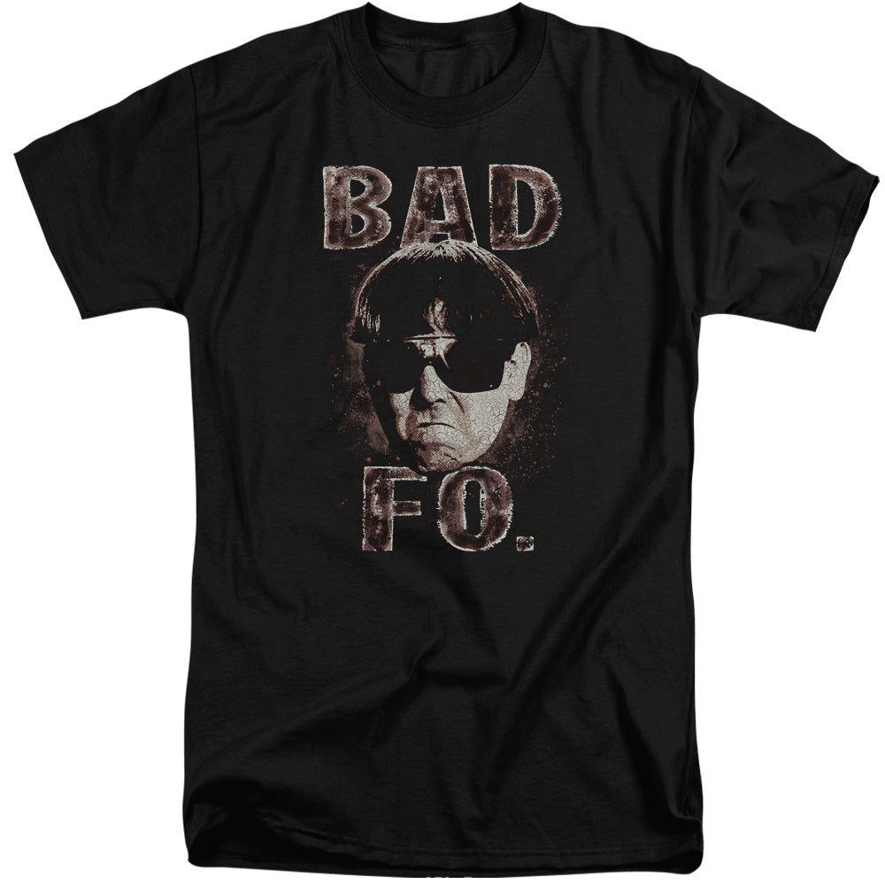 Three Stooges - Bad Moe Fo - Short Sleeve Adult Tall - Black T-shirt