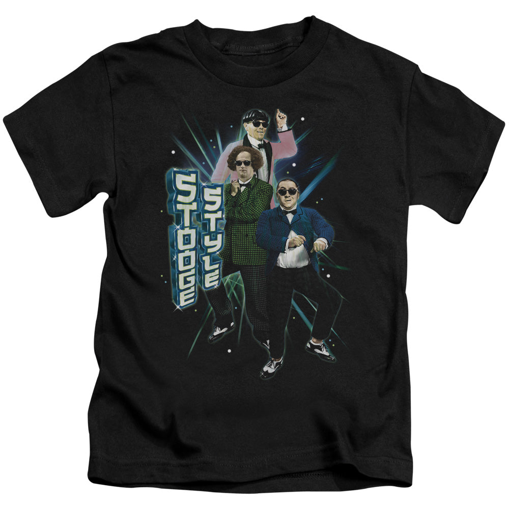 THREE STOOGE TOOGE STYLE - S/S JUVENILE 18/1 - BLACK - T-Shirt