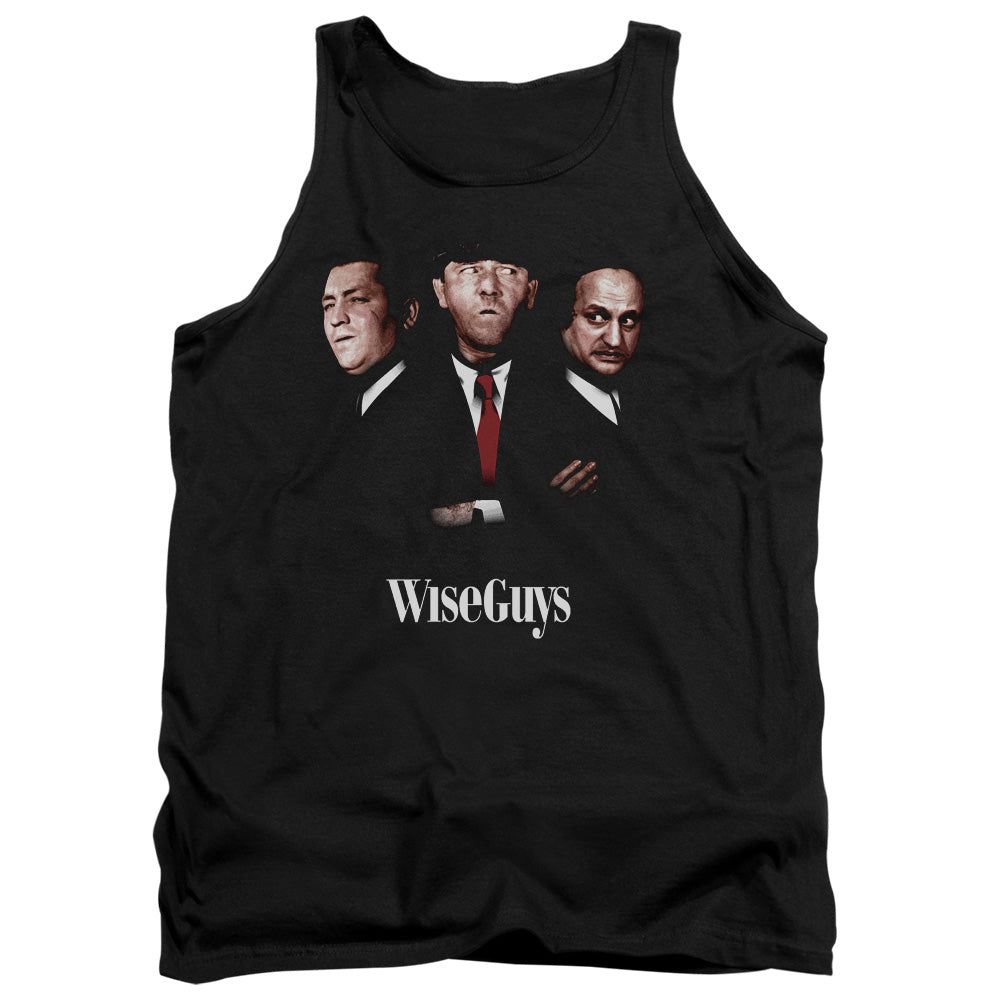 Three Stooges - Wiseguys - Adult Tank - Black