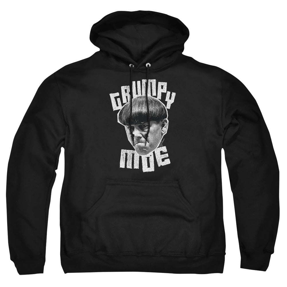 Three Stooges - Grumpy Moe - Adult Pull-over Hoodie - Black