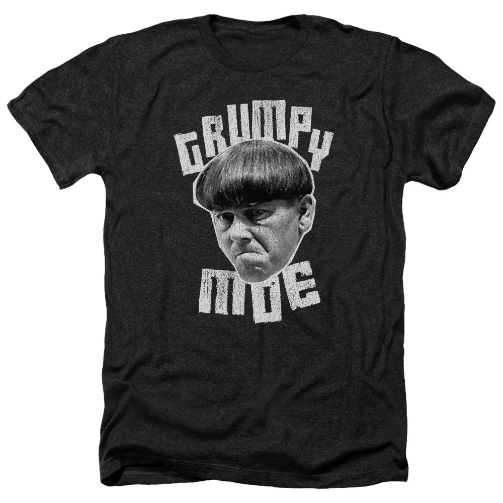 Three Stooges - Grumpy Moe - Adult Heather-black
