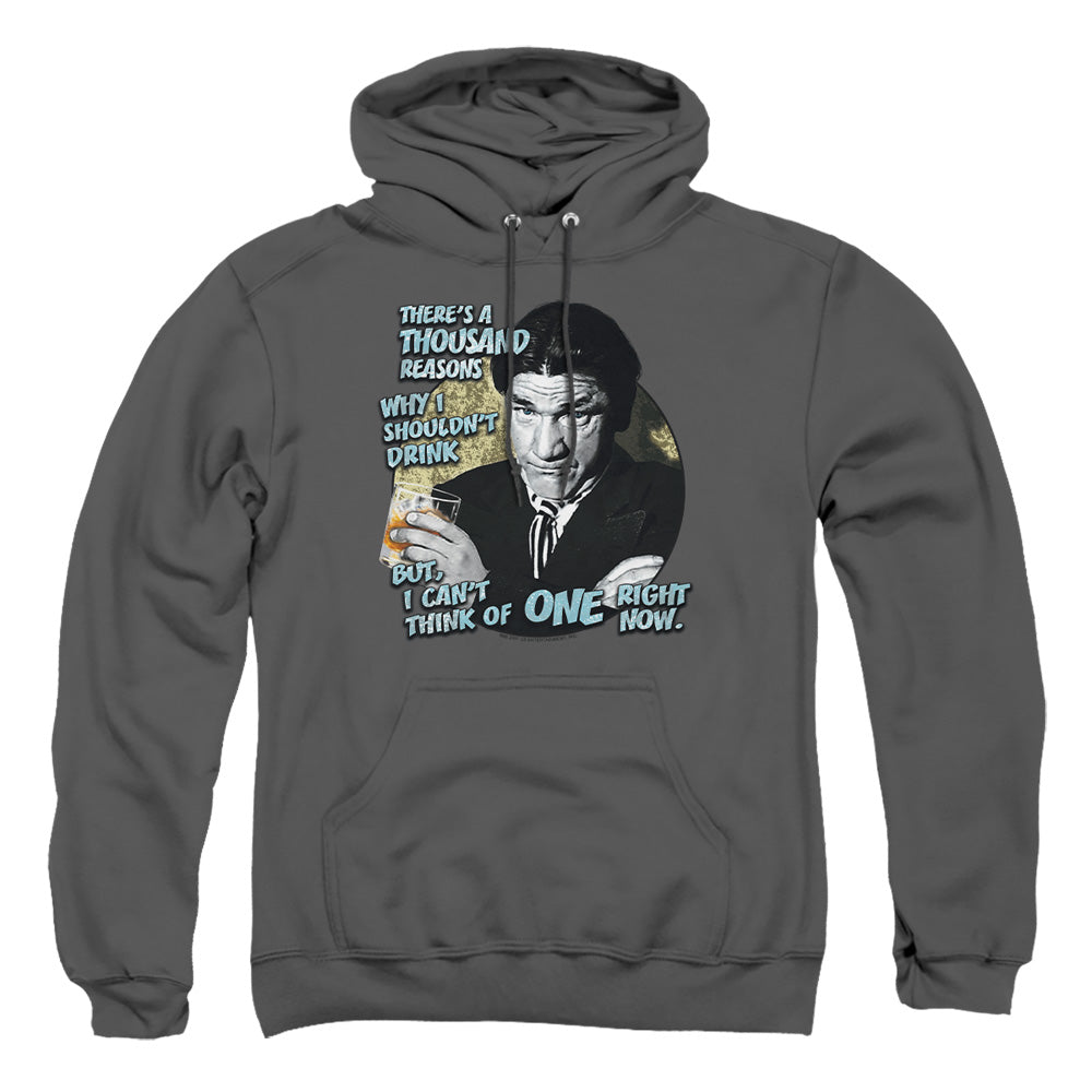 Three Stooges - Drink - Adult Pull-over Hoodie - Charcoal