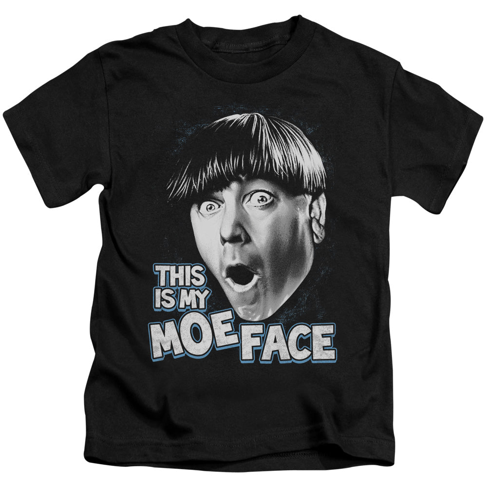 THREE STOOGES MOE FACE - S/S JUVENILE 18/1 - BLACK - T-Shirt