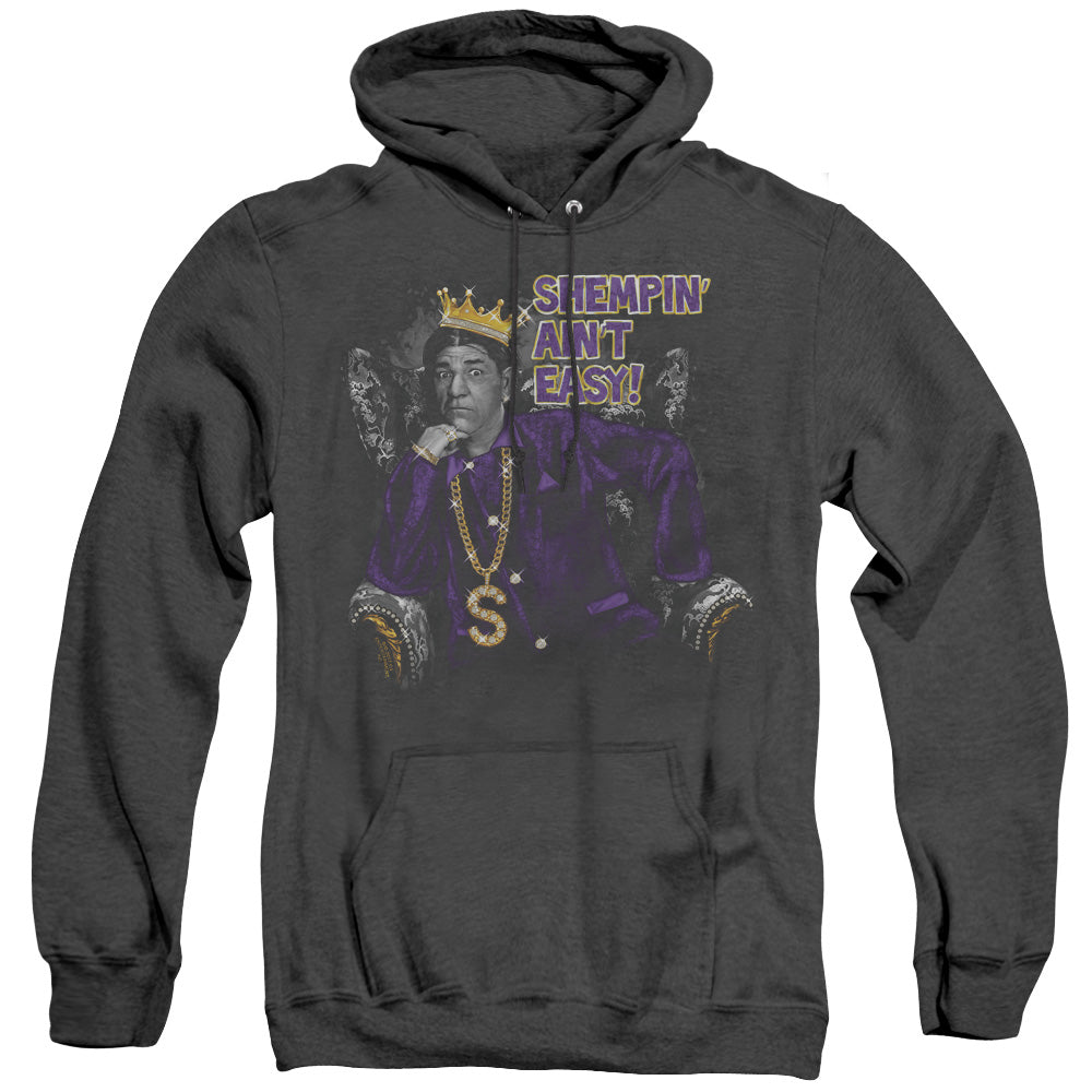 THREE STOOGE HEMPIN - ADULT HEATHER HOODIE - BLACK T-Shirt