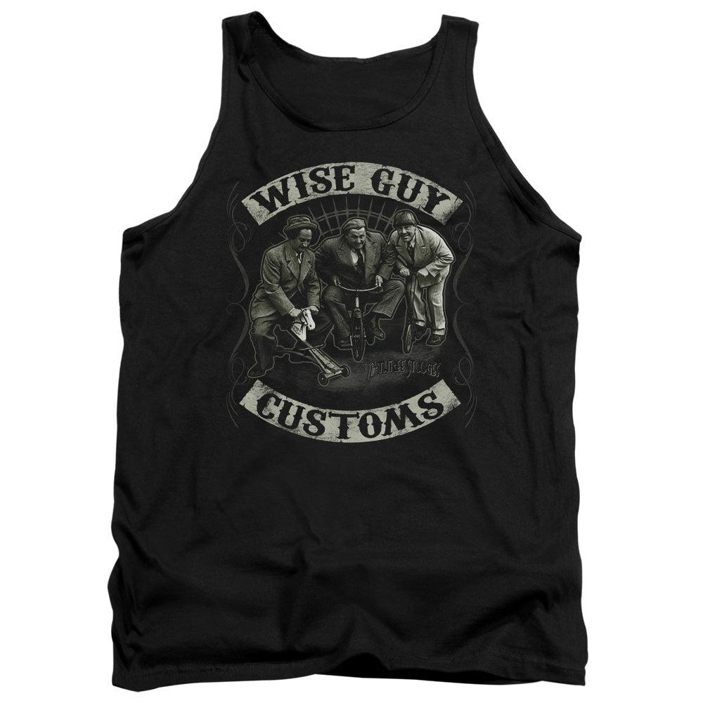 Three Stooges - Wise Guy Customs - Adult Tank - Black