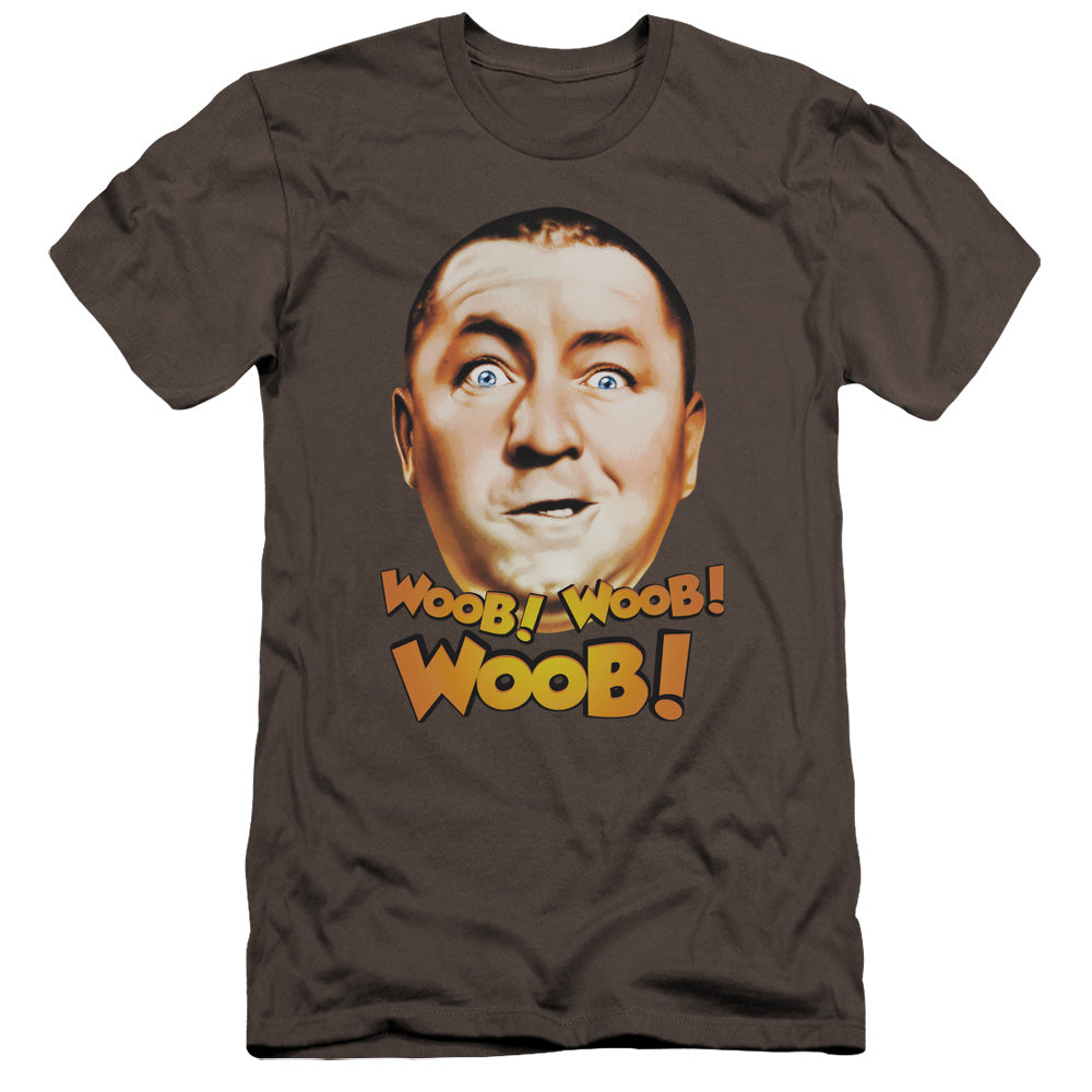 Three Stooges - Woob Woob Woob-premuim Canvas Adult Slim Fit 30/1 - Charcoal