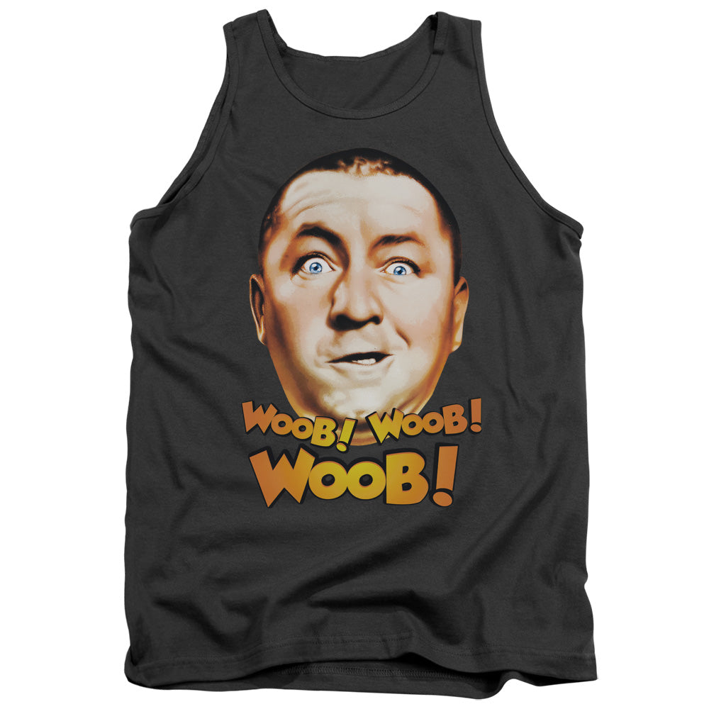 Three Stooges - Woob Woob Woob - Adult Tank - Charcoal