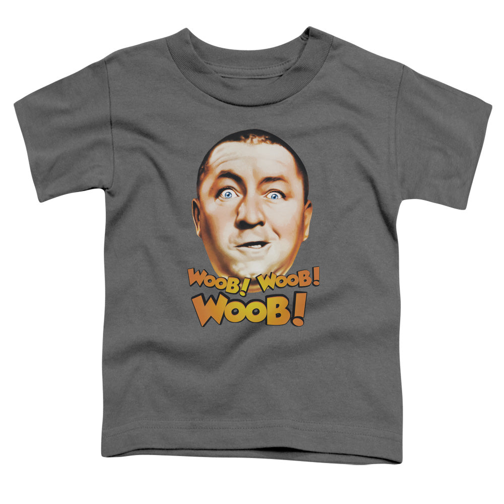 Three Stooges - Woob Woob Woob - Short Sleeve Toddler Tee - Charcoal T-shirt