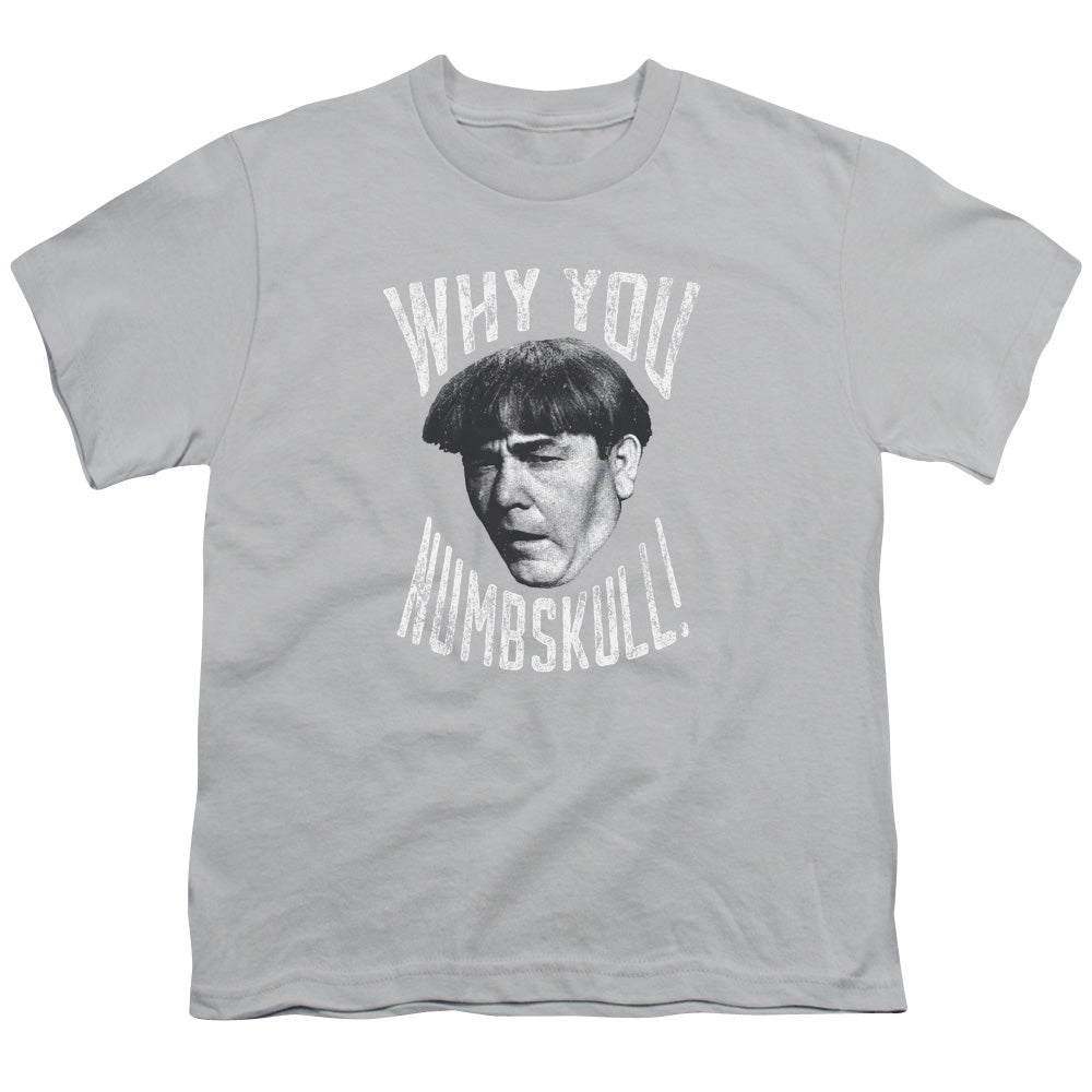 Three Stooges - Numbskull - Short Sleeve Youth 18/1 - Silver T-shirt