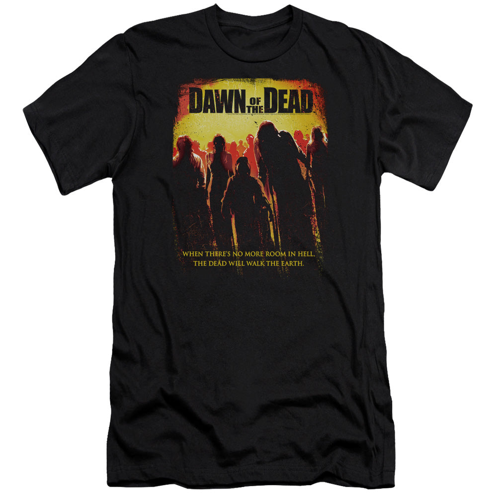 Dawn Of The Dead - Title-premuim Canvas Adult Slim Fit 30/1 - Black