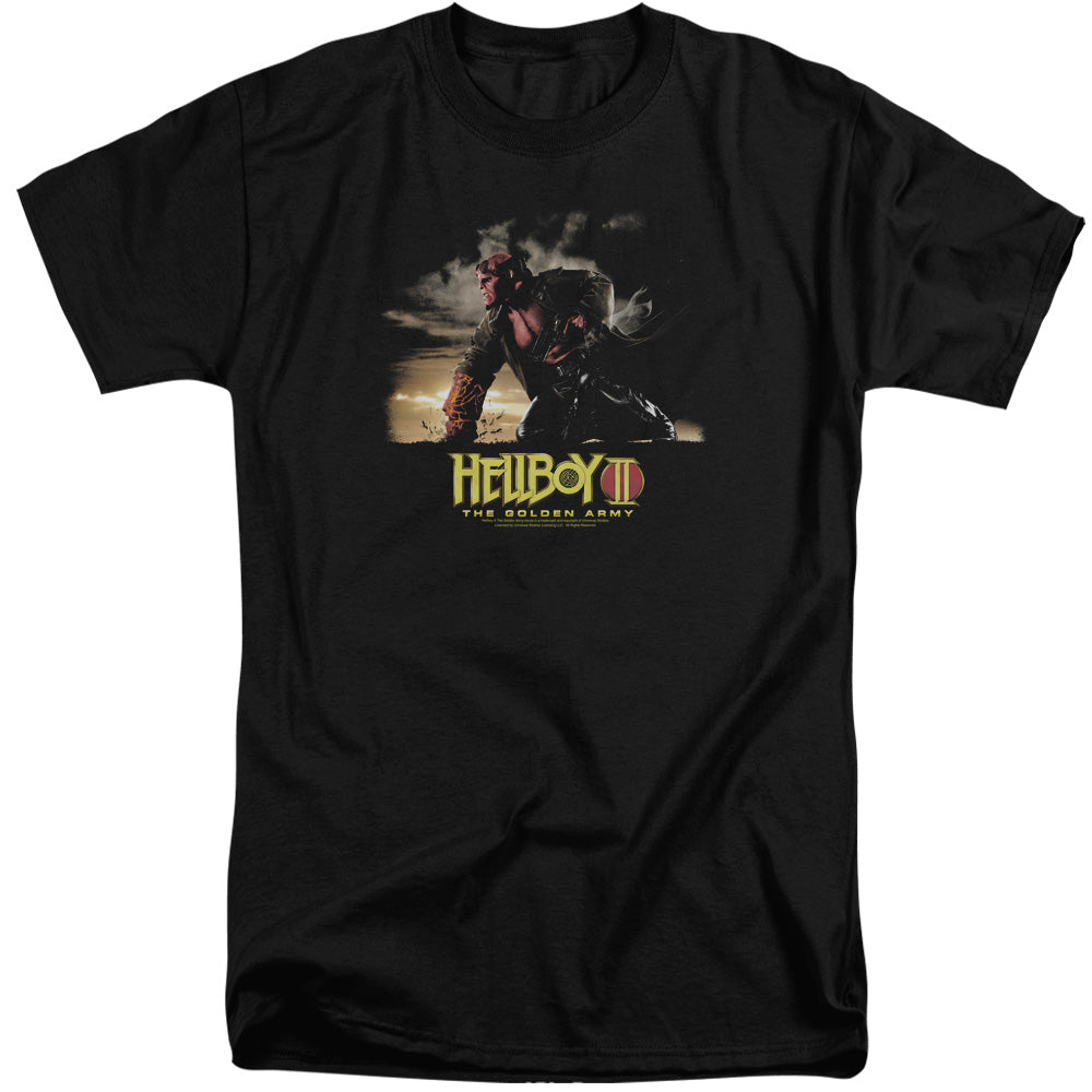 Hellboy Ii - Poster Art - Short Sleeve Adult Tall - Black T-shirt