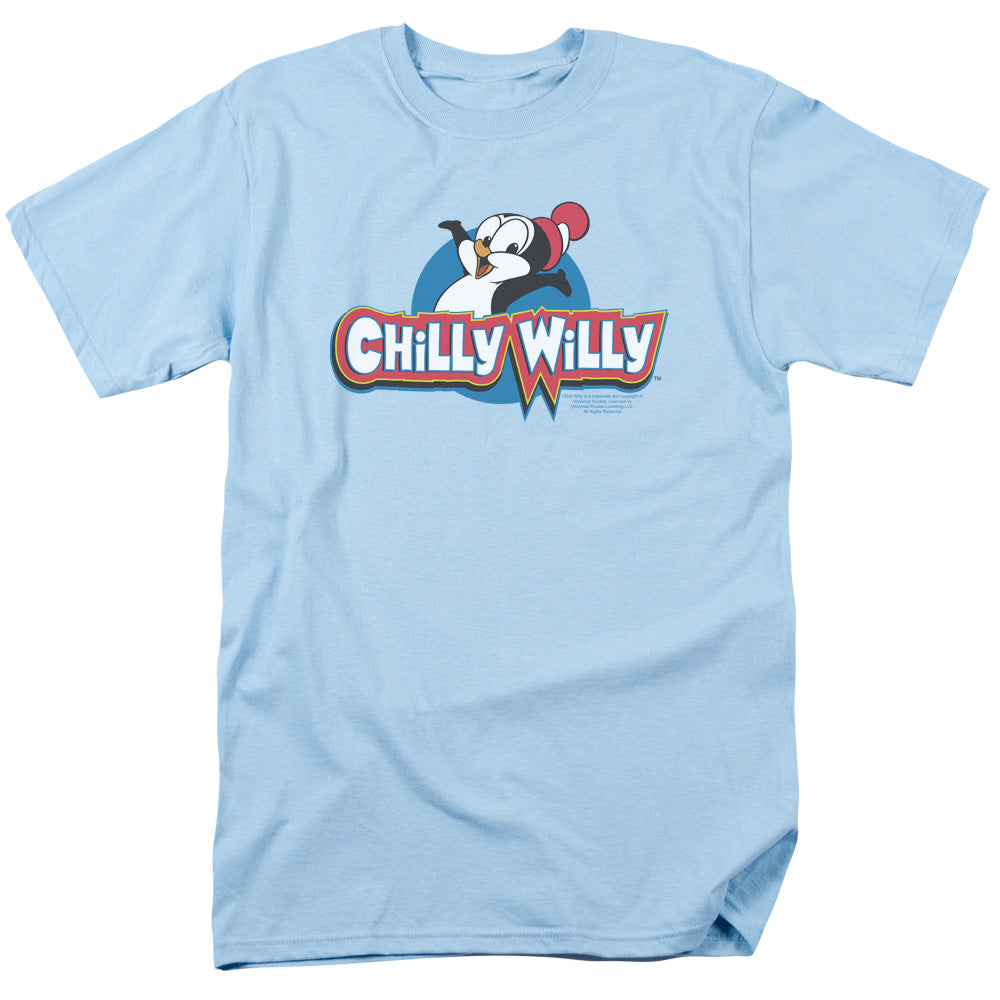 Chilly Willy - Logo - Short Sleeve Adult 18/1 - Light Blue T-shirt