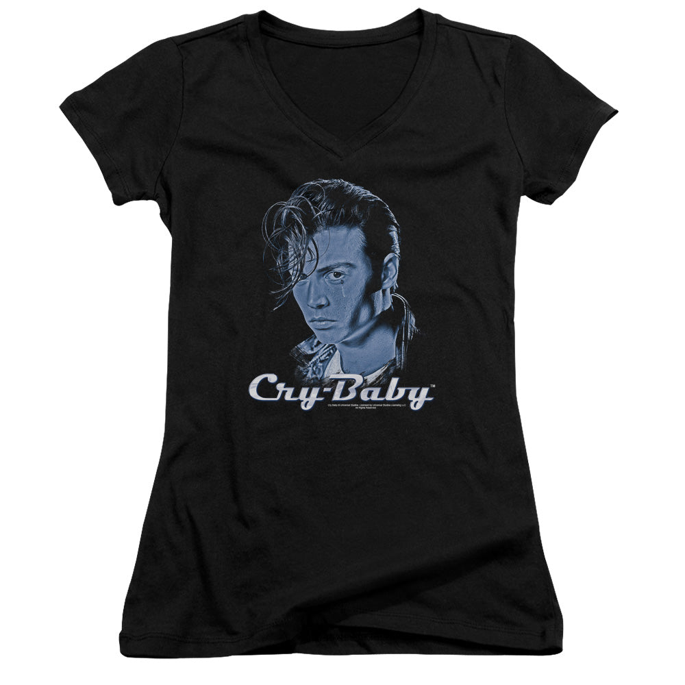 Cry Baby - King Cry Baby - Junior V-neck - Black - Sm - Black